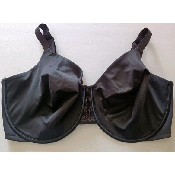 Vanity Fair Minimizer Bra Size 42G Beauty Back Full Figure Black Underwire 76080 - Picture 2 of 7